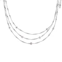 Collar Marco Bicego Mujer Marrakech in Oro blanco Diamante CG338-B-W - CG338-B-W